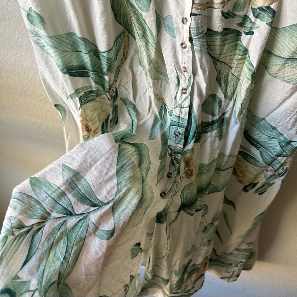 H&M Tropical Maxi Skirt with Buttons - Picture 9 of 11